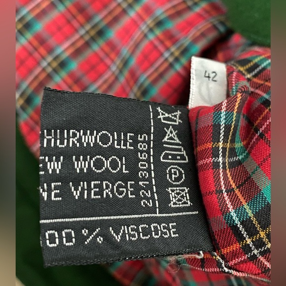 Burgi Vintage 80-90’s rare wool jacket - Picture 10 of 15